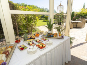 Garden Lounge Food Buffet Table