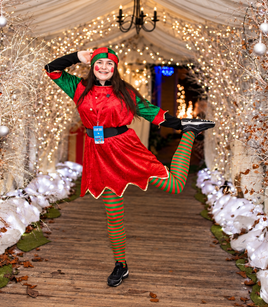 Festive Elf in a Twinkling Winter Tunnel SMT at Clanard Court Hotel